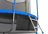 EVO JUMP Internal 10ft (Sky). Батут с внутренней сеткой и лестницей, диаметр 10ft (синий) + нижняя сеть, фото 5
