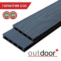 Террасная доска ДПК Outdoor 3D 150*25*4000 мм. OCEAN BLACK черная