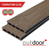 Террасная доска ДПК Outdoor 3D 150*25*4000 мм. OCEAN BROWN коричневая микс