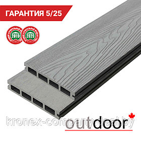 Террасная доска ДПК Outdoor 3D 150*25*4000 мм. HAVANA GREY серая микс