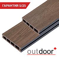 Террасная доска ДПК Outdoor 3D 150*25*4000 мм. HAVANA/ARIZONA BROWN коричневая микс