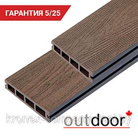 Террасная доска ДПК Outdoor 3D 150*25*4000 мм. HAVANA/ARIZONA BROWN коричневая микс