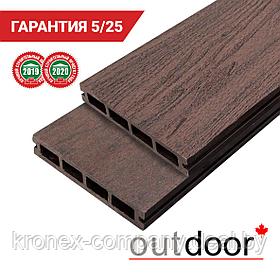 Террасная доска ДПК Outdoor 3D 150*25*4000 мм. ARIZONA BROWN коричневая микс