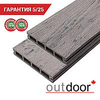 Террасная доска ДПК Outdoor 3D 150*25*4000 мм. ARIZONA GREY серая микс