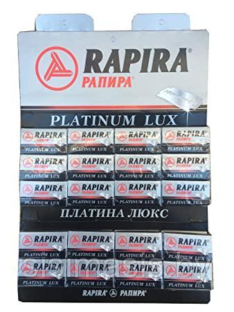 Сменные лезвия для безопасных бритв Rapira Platinum Lux, 5 шт. - фото 3 - id-p177966311