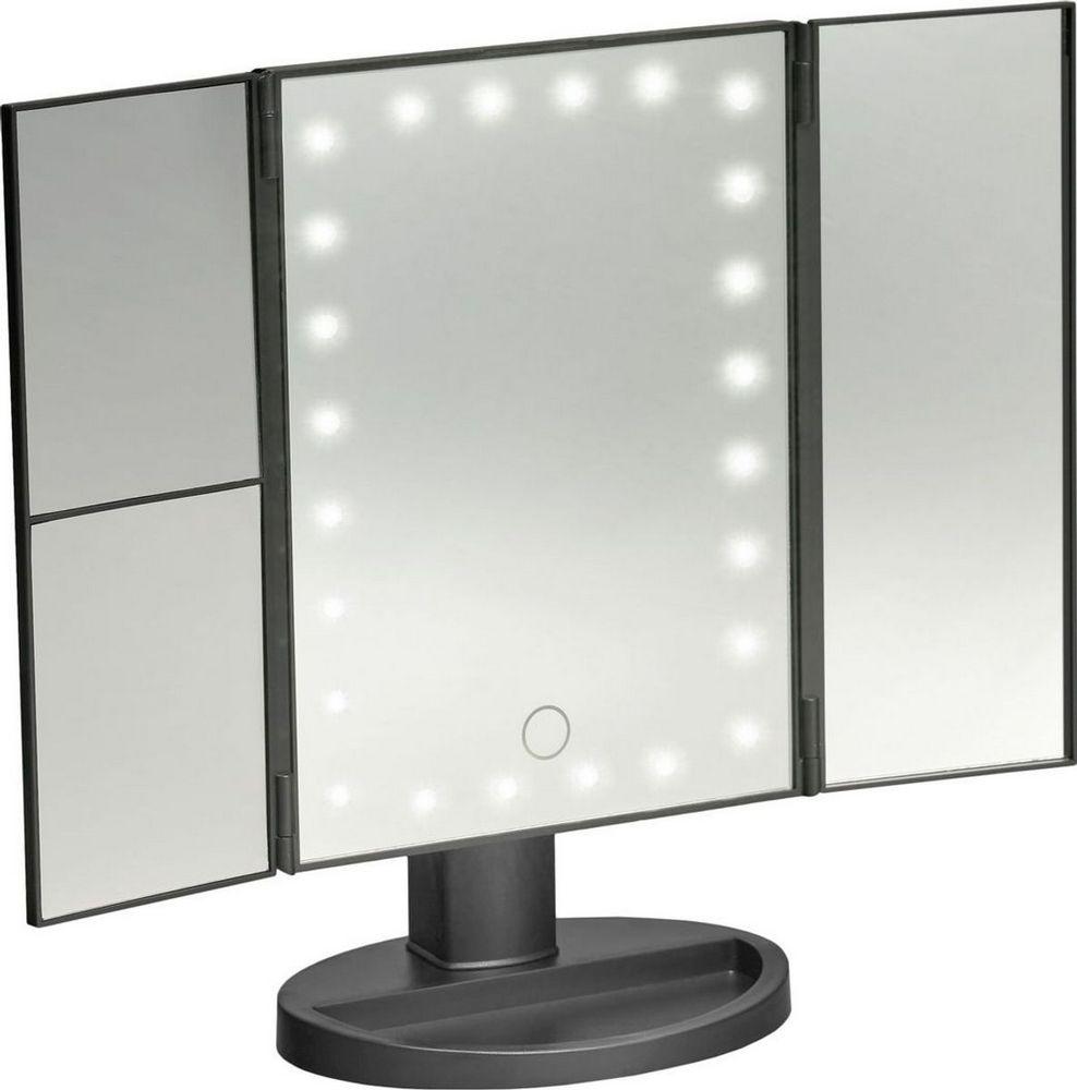 Настольное 3D зеркало с подсветкой и с увеличением для макияжа Bradex KZ 1267