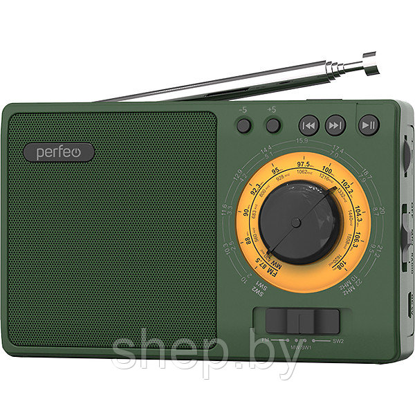Радиоприемник Perfeo Заря Green PF_C3278 цвет : зеленый