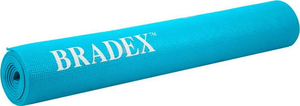 Коврик для йоги и фитнеса Bradex SF 0693 173*61*0,3 см бирюзовый с переноской - фото 6 - id-p177966260