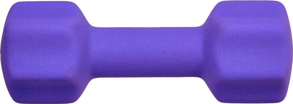 Гантель неопреновая 4 кг фиолетовая Bradex SF 0544 - фото 4 - id-p177966290