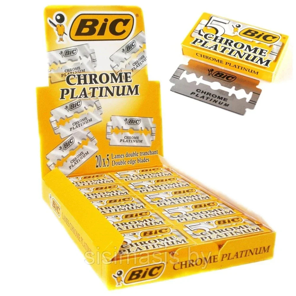 Лезвия для Т-образного станка BIC Chrome Platinum - фото 2 - id-p177966790