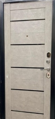 Дверь металлическая Garda Гарда Доминанта серебро Царга - фото 4 - id-p177967827