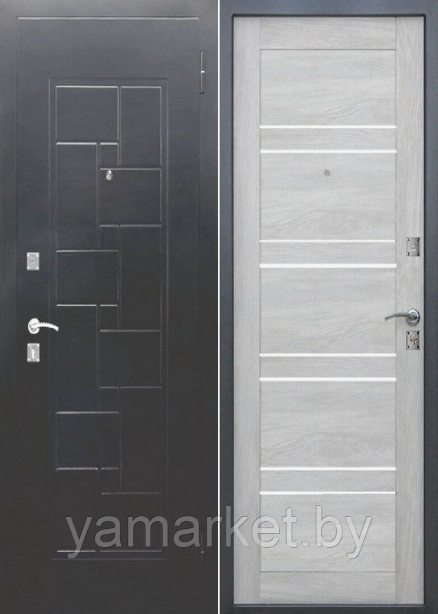 Дверь металлическая Garda Гарда Доминанта серебро Царга - фото 5 - id-p177967827