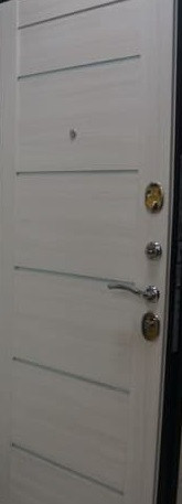 Дверь входная Гарда Муар Царга Лазер лиственница мокко - фото 9 - id-p124126889