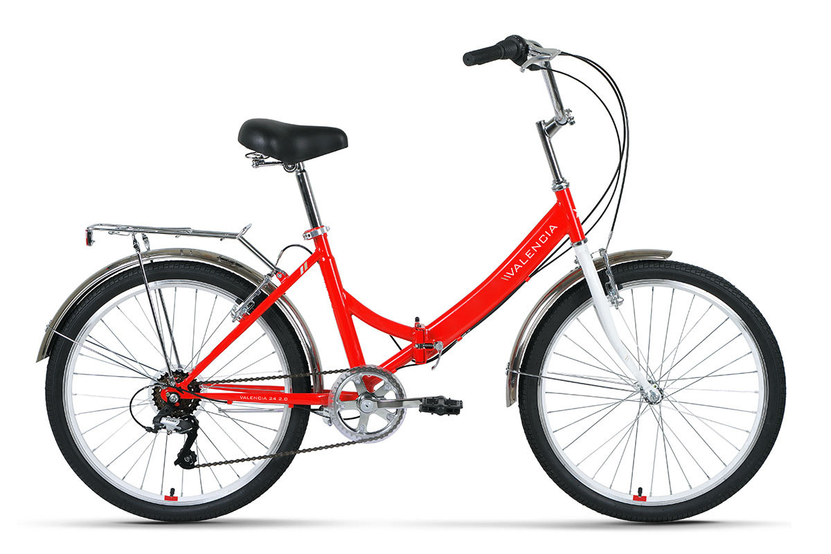 Велосипед Forward Valencia 24 2.0 2022 (белый/красный)