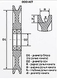 Блок обводной крановый канатный полиспаста мостового козлового башенного 320 380 420 460 560 690 830 910 1000, фото 9