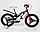 KMC160BK Детский велосипед ROOK CITY 16", приставные колеса, звонок, защита цепи, фото 2
