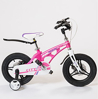 KMC160PK Детский велосипед ROOK CITY 16", приставные колеса, звонок, защита цепи