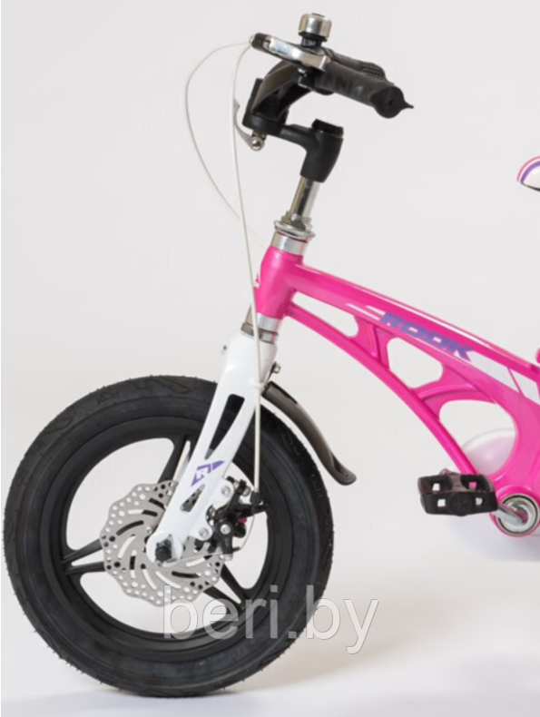 KMC160PK Детский велосипед ROOK CITY 16", приставные колеса, звонок, защита цепи - фото 4 - id-p177975731