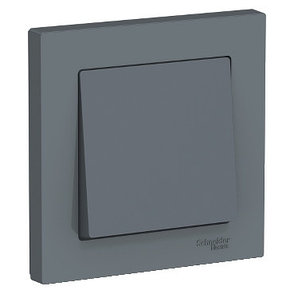ATN000712 Atlasdesign 1-клавишный выключатель, сх.1, 10АХ, в сборе, грифель, фото 2