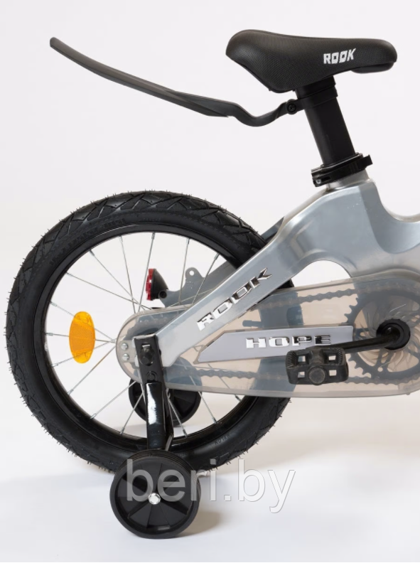 KMH200SR Детский велосипед Rook Hope 20", МАГНИЕВАЯ РАМА, приставные колеса, звонок, защита цепи - фото 5 - id-p177975939