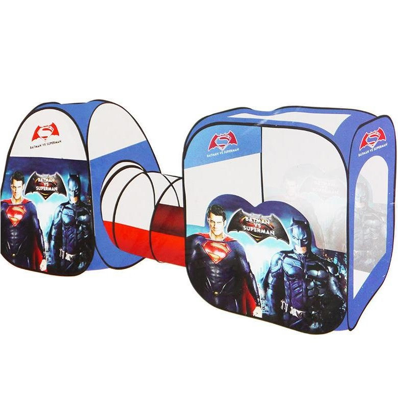 Детская игровая палатка с тоннелем супергерои  SC7015JC