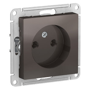 ATN000641 Atlasdesign розетка без заземления, 16А, механизм, мокко, фото 2