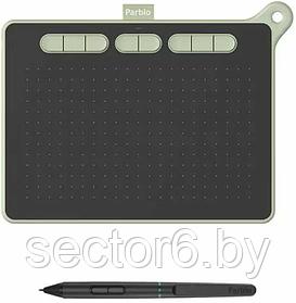 Графический планшет Parblo Ninos M USB Type-C черный/зеленый PARBLO 11550135