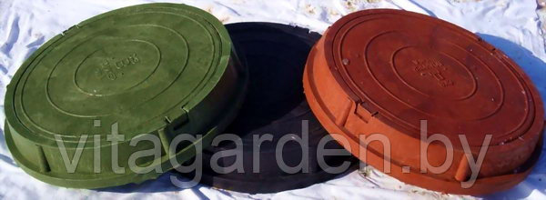 Люки канализационные полимерно-компазитные. Разные размеры, форма, цвета - фото 2 - id-p22351069