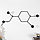Крючки декоративные металл "Молекулы" чёрный 23х57,5 см, фото 3