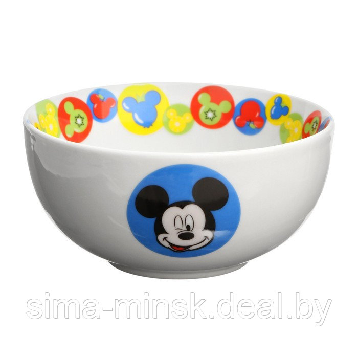 Набор детской посуды "Микки" 2 предмета: салатник, кружка, Микки Маус и его друзья, - фото 4 - id-p177993486