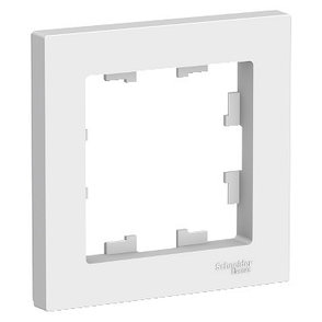 ATN000101 Atlasdesign 1-постовая рамка, белый, фото 2