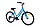 Велосипед Aist Cruiser 26 1.0 W"  (голубой), фото 2