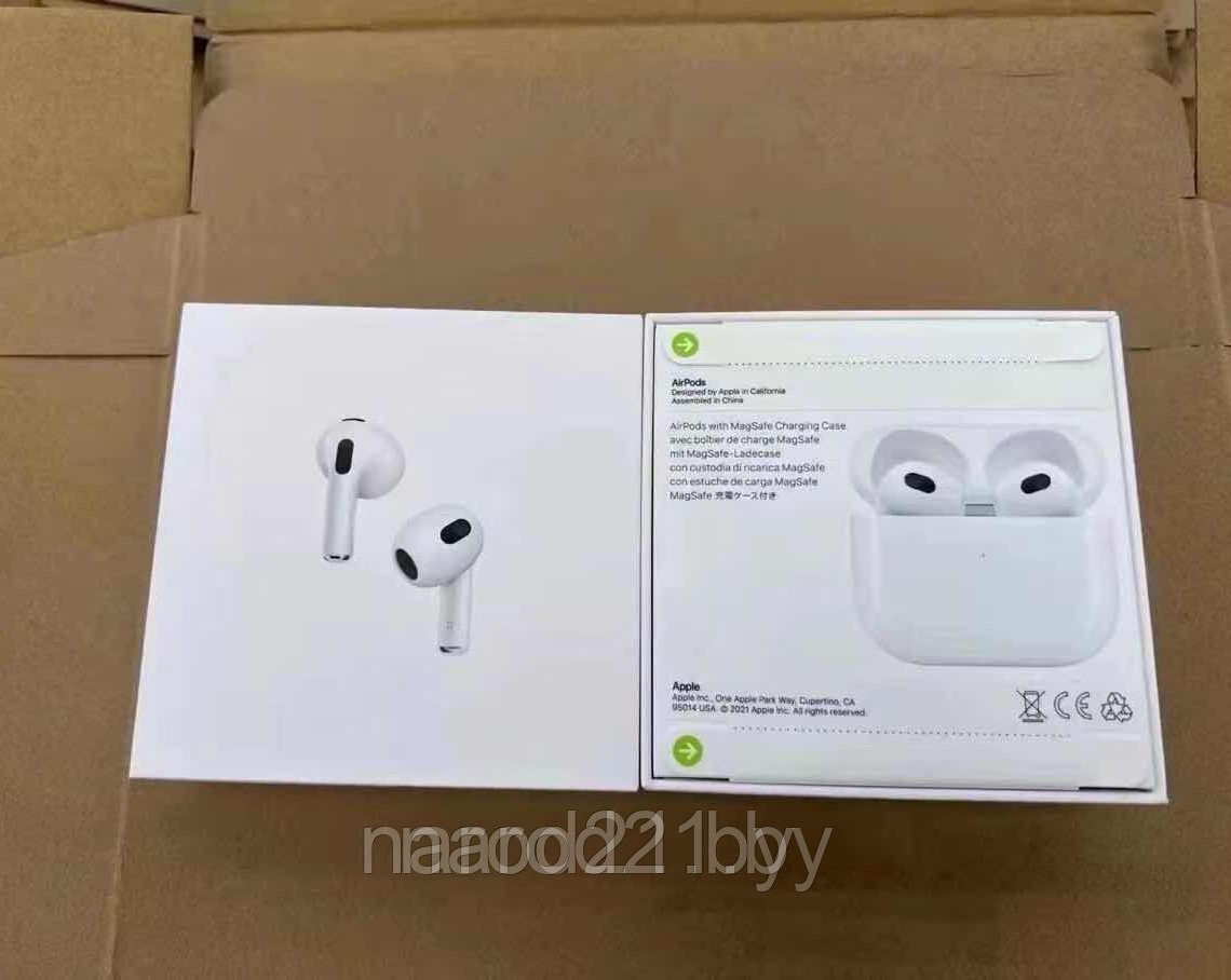 AirPods 3 ( Premium копия) наушники беспроводные - фото 10 - id-p105919017