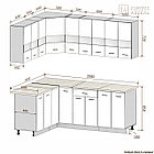 Кухня Корнелия Экстра 1,5х2,1м угловая, фото 3