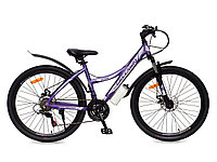 Горный подростковый велосипед Greenway 6930M 26", фиолетово-белый