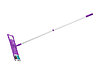 Швабра для пола с насадкой из микрофибры, фиолетовая, PERFECTO LINEA (Телескопическая рукоятка 67-12, фото 2