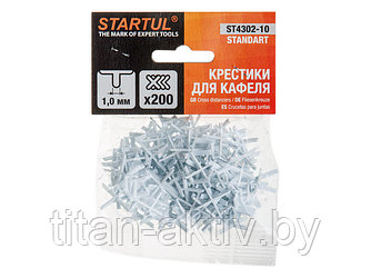 Крестики д/кафеля 1,0мм 200шт STARTUL STANDART (ST4302-10)