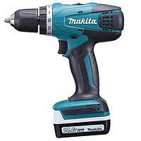 MAKITA DF347DWE (G-series) Аккумуляторная дрель-шуруповерт 14,4 В, 2 акк., 1,5 А/ч Li-Ion, 2 скор., 30Нм,