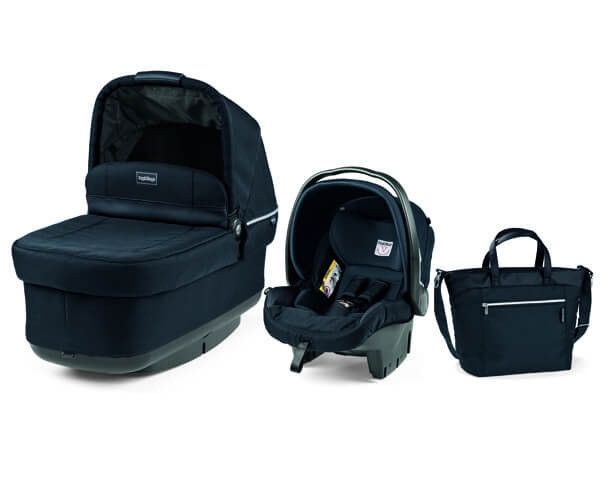 Коляска для новорожденного Peg-Perego Set Pop Up Luxe Bluenight короб, автокресло, сумка - фото 1 - id-p137818518