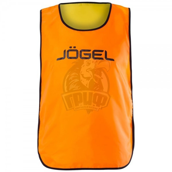 Манишка двухсторонняя детская Jogel (оранжевый/лаймовый) (арт. JGL-18757) - фото 1 - id-p178009140