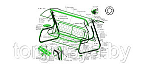 Сборка садовых качелей Мастак премиум