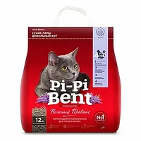 Наполнитель "Pi-Pi-Bent", "Нежный прованс" бентонит, 5 кг (12 л)