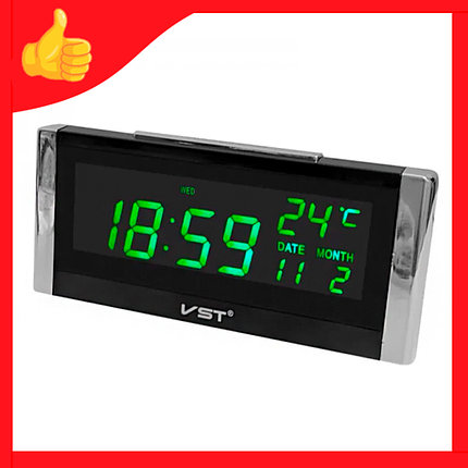 Часы электронные настольные LED Alarm Clock VST-731W, фото 2