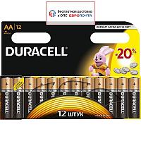 Батарейки DURACELL AA R06 BL12 ALKALINE