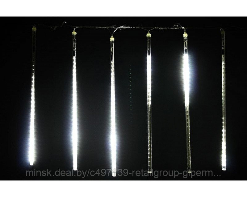 Новогодняя светодиодная уличная гирлянда IP44 TDM "Сосульки", падающий свет, 30 см, 8 шт, фото 1