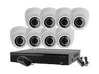 Комплект видеонаблюдения 8 камер 1Mp