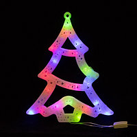 Новогодняя гирлянда - Олень светодиодный разноцветный, 30 см, фото 1