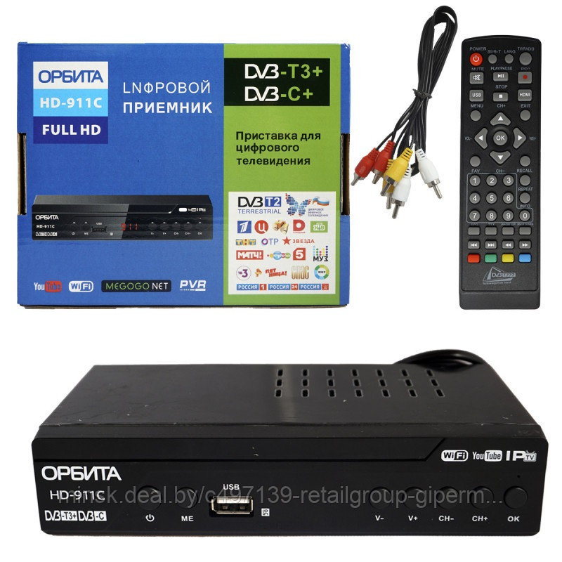 Цифровая приставка ОРБИТА HD-911 DVB-C T6000C