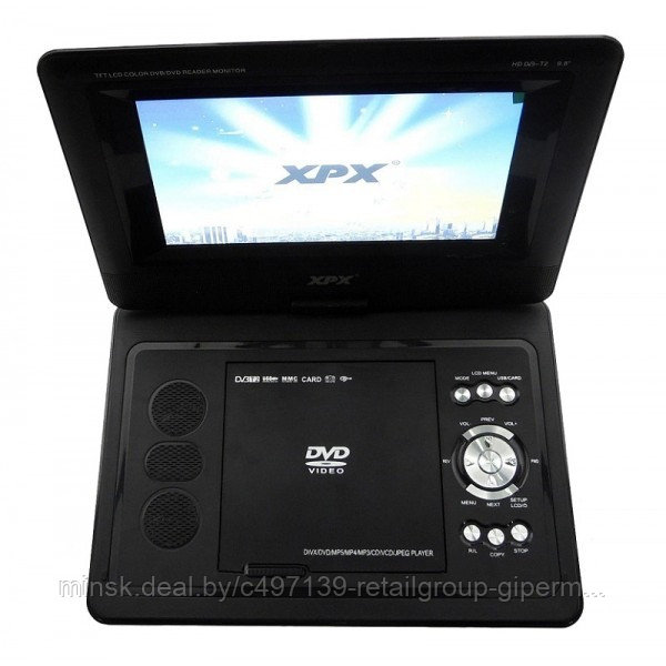 Цифровой DVD-плеер 9,8" XPX EA-9088D c FM DVB-T2