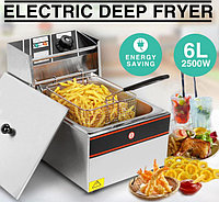 Фритюрница электрическая Deep Fryer Electric, объем 4.5L мощность 2500w, фото 1